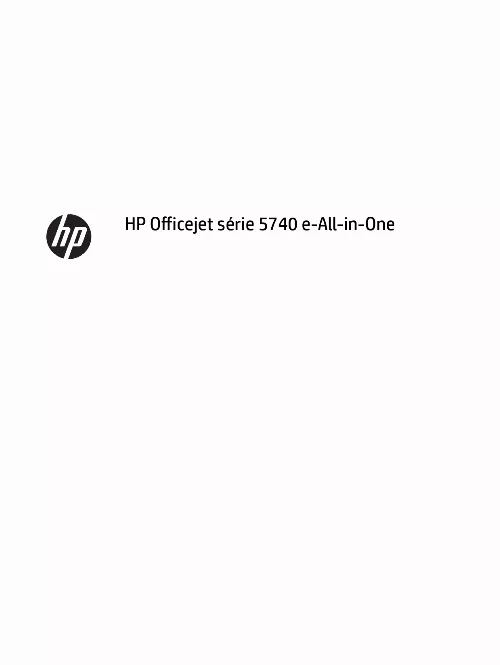 Mode d'emploi HP OFFICEJET 5742