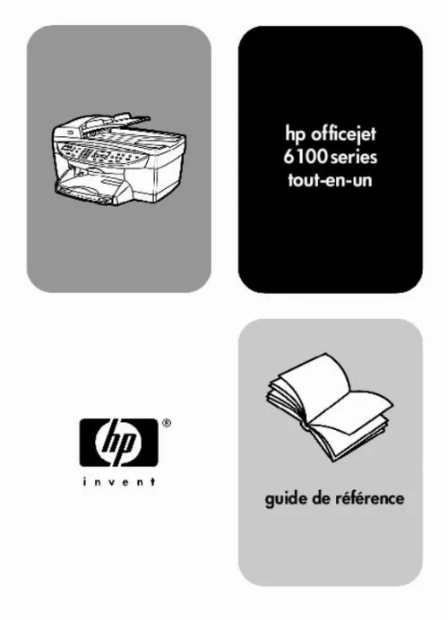 Mode d'emploi HP OFFICEJET 6100