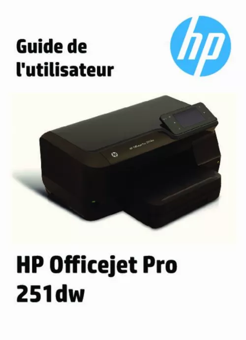 Mode d'emploi HP OFFICEJET PRO 251DW