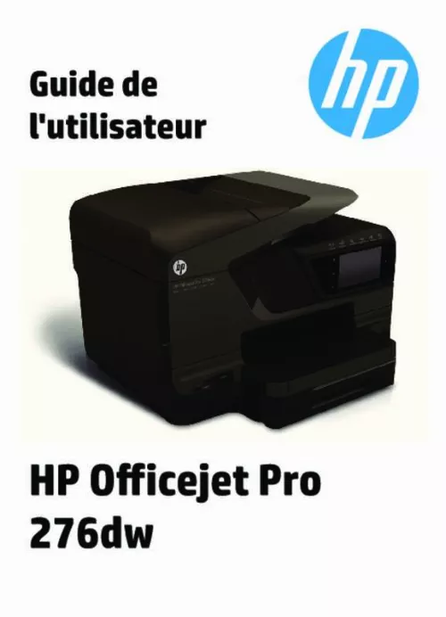 Mode d'emploi HP OFFICEJET PRO 276DW (CR770A)