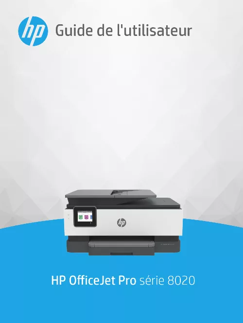 Mode d'emploi HP OFFICEJET PRO 8025
