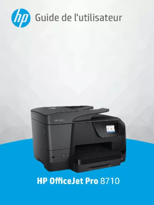 Mode d'emploi HP OFFICEJET PRO 8715