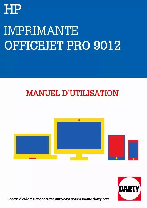 Mode d'emploi HP OFFICEJET PRO 9012E