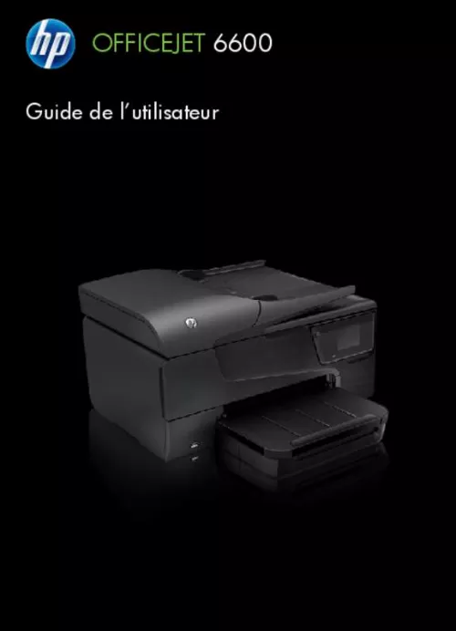 Mode d'emploi HP OJ 6600 E AIO