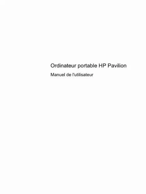 Mode d'emploi HP PAVILION DM4-1101EA