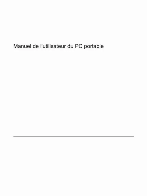 Mode d'emploi HP PAVILION DV5236EA