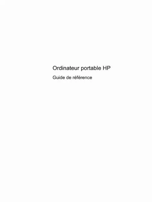 Mode d'emploi HP PAVILION G6-1021SA