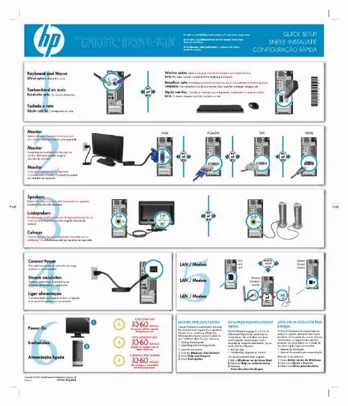 Mode d'emploi HP PAVILION SLIMLINE S3714