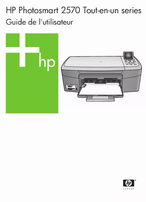 Mode d'emploi HP PHOTOSMART 2570 ALL-IN-ONE
