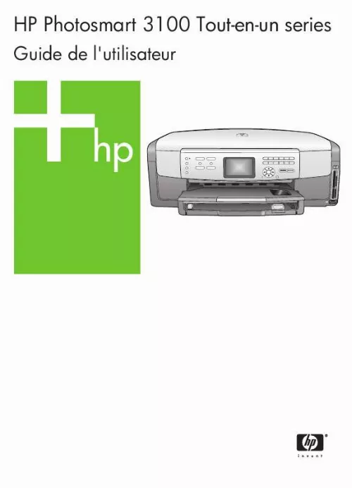 Mode d'emploi HP PHOTOSMART 3100 ALL-IN-ONE PRINTER