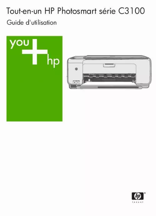 Mode d'emploi HP PHOTOSMART C3100 ALL-IN-ONE