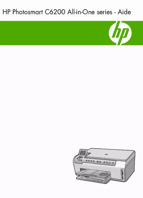 Mode d'emploi HP PHOTOSMART C6200 ALL-IN-ONE