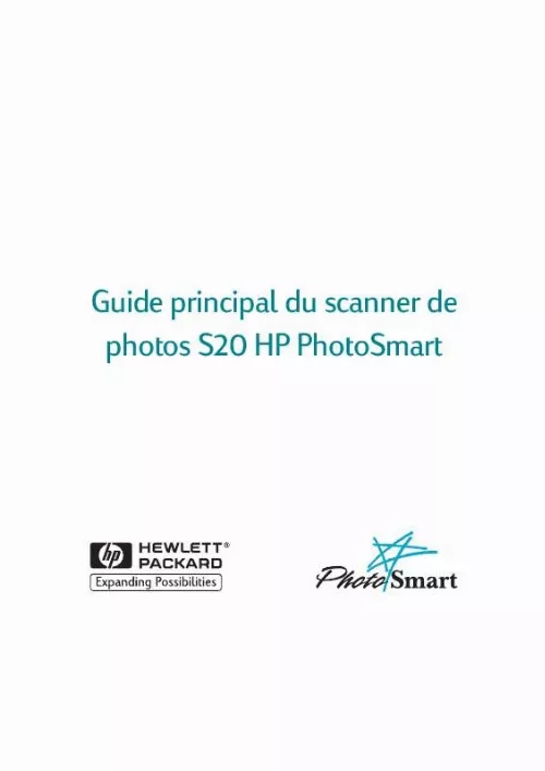 Mode d'emploi HP PHOTOSMART S20 PHOTO