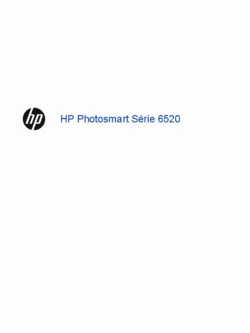 Mode d'emploi HP PHOTOSMART 6525