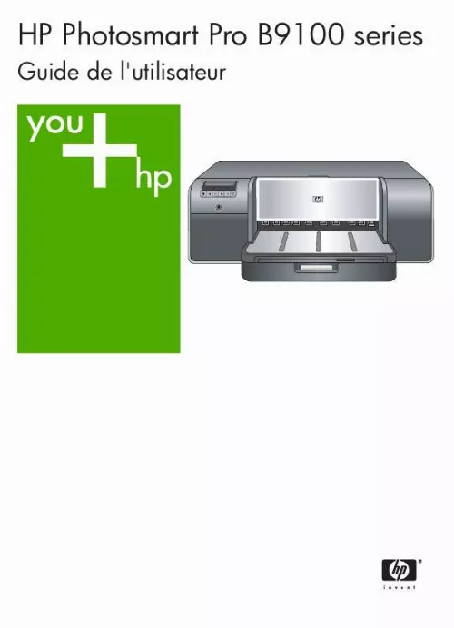 Mode d'emploi HP PHOTOSMART PRO B9180GP