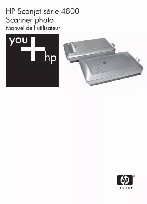 Mode d'emploi HP SCANJET 4890 PHOTO SCANNER