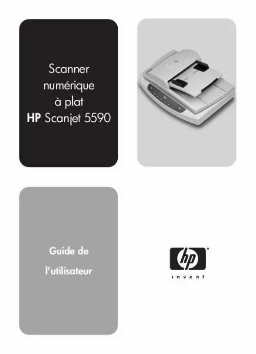 Mode d'emploi HP SCANJET 5590 DIGITAL FLATBED
