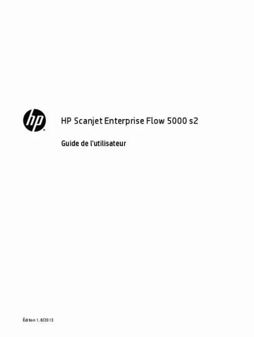 Mode d'emploi HP SCANJET ENTERPRISE FLOW 5000 S3