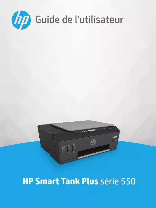 Mode d'emploi HP SMART TANK 555