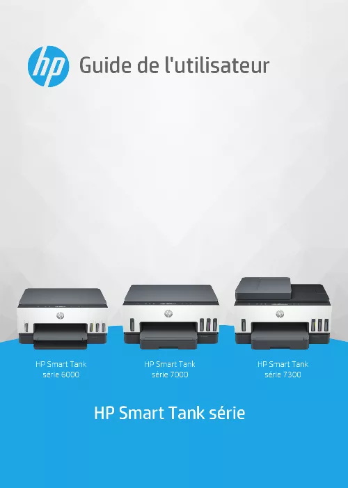 Mode d'emploi HP SMART TANK 7306