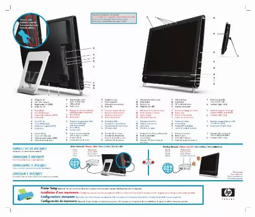 Mode d'emploi HP TOUCHSMART IQ545