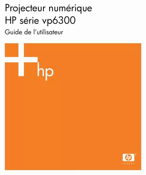 Mode d'emploi HP VP6300