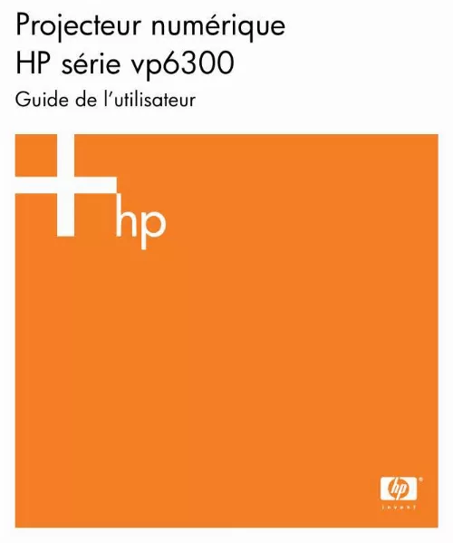 Mode d'emploi HP VP6315