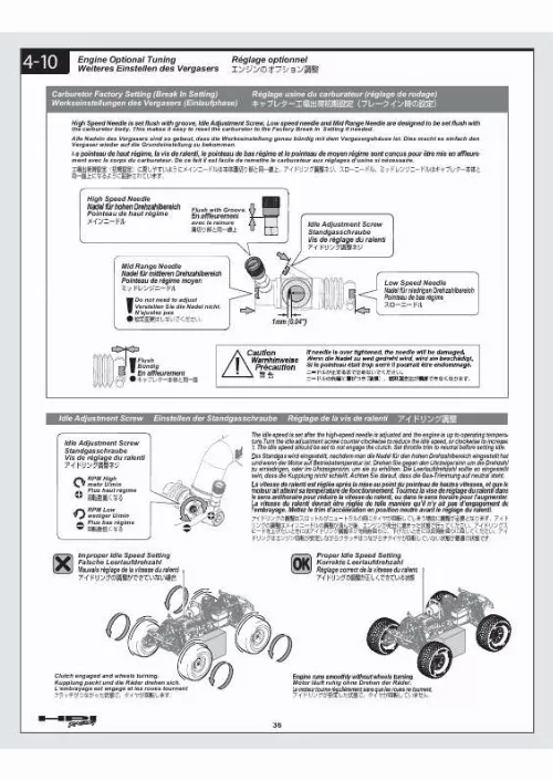 Mode d'emploi HPI SAVAGE XL