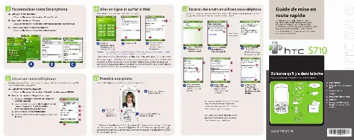 Mode d'emploi HTC VOX