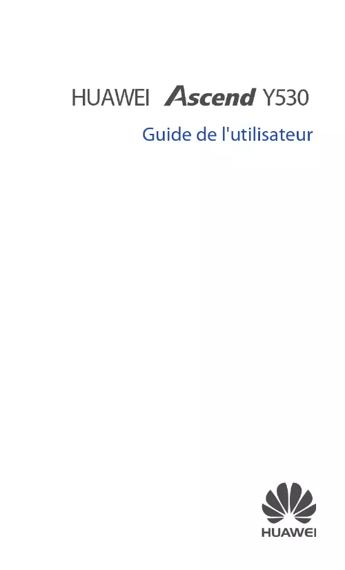Mode d'emploi HUAWEI ASCEND Y530