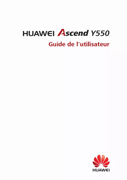 Mode d'emploi HUAWEI ASCEND Y550