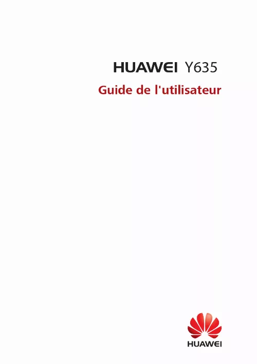 Mode d'emploi HUAWEI ASCEND Y635