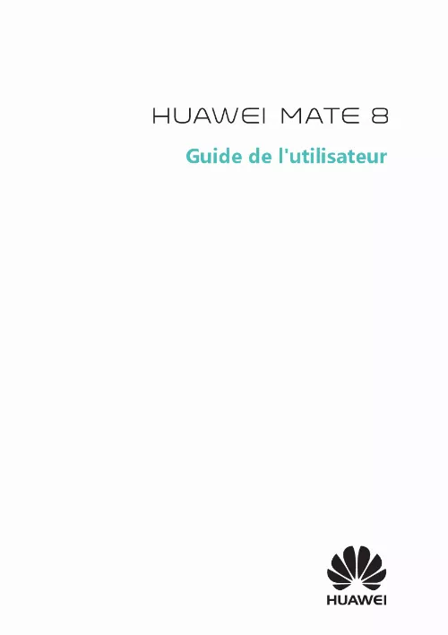 Mode d'emploi HUAWEI MATE 8