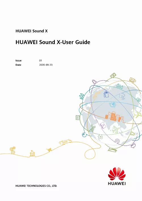 Mode d'emploi HUAWEI SOUND X