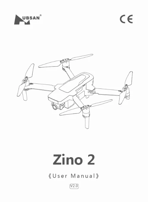 Mode d'emploi HUBSAN ZINO 2