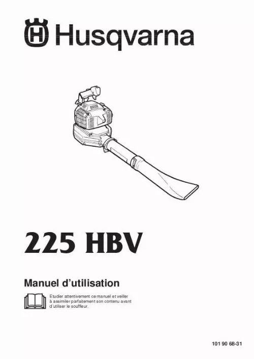 Mode d'emploi HUSQVARNA 225 HBV