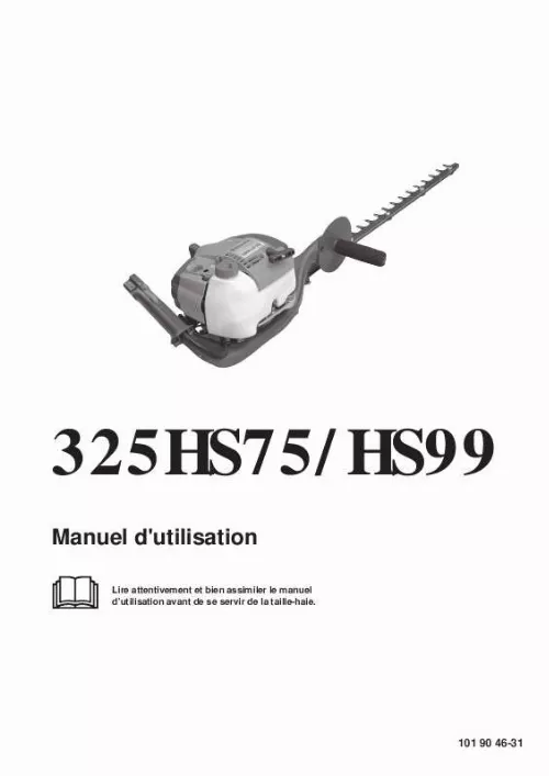 Mode d'emploi HUSQVARNA 325 HS 75