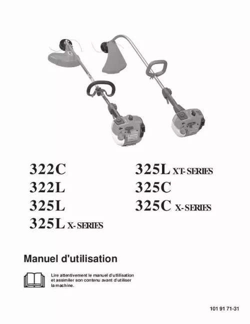 Mode d'emploi HUSQVARNA 325C