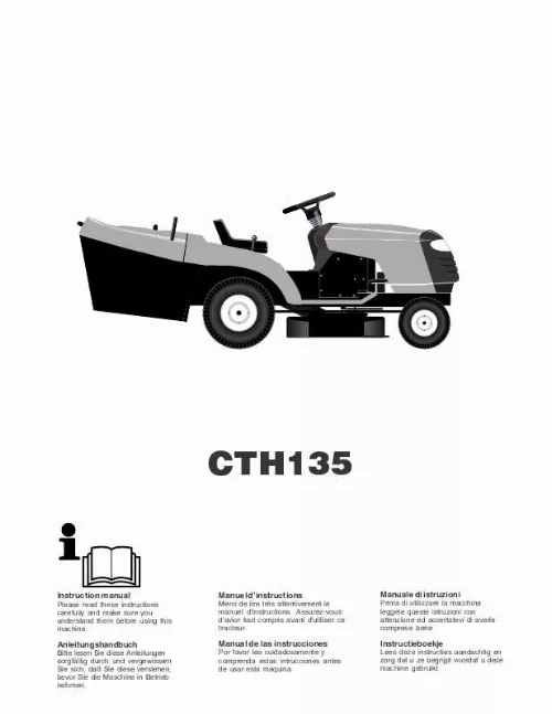 Mode d'emploi HUSQVARNA CTH135