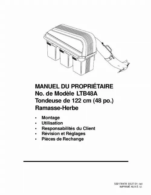 Mode d'emploi HUSQVARNA LTB48A