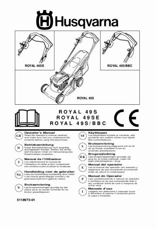 Mode d'emploi HUSQVARNA ROYAL 49 S