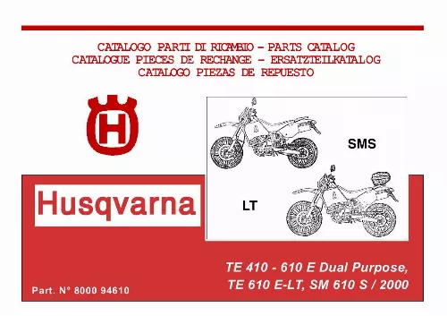 Mode d'emploi HUSQVARNA TE 610 E-LT