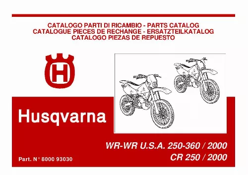 Mode d'emploi HUSQVARNA WR USA 250