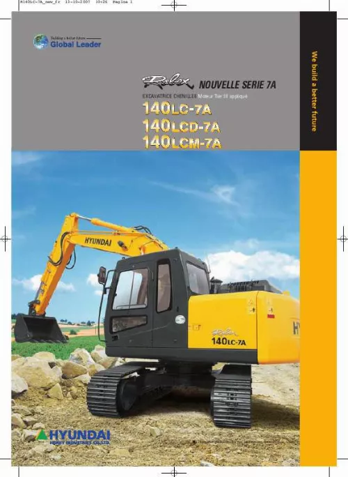 Mode d'emploi HYUNDAI R140LC-7A