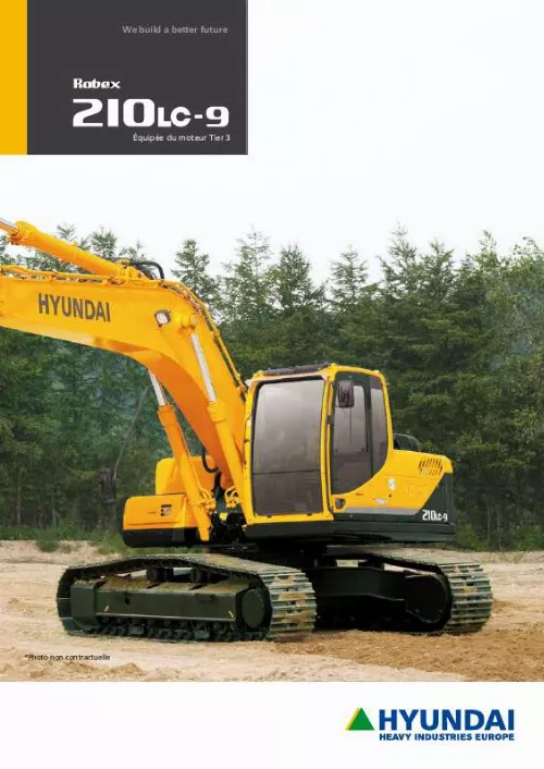 Mode d'emploi HYUNDAI R210LC-9