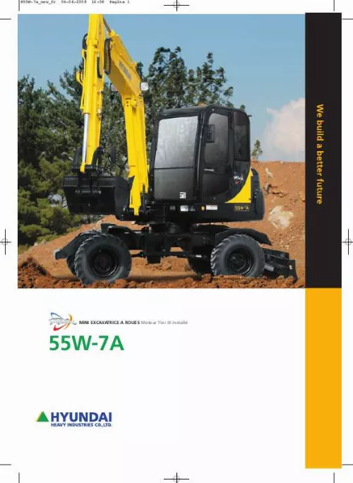 Mode d'emploi HYUNDAI R55W-7A