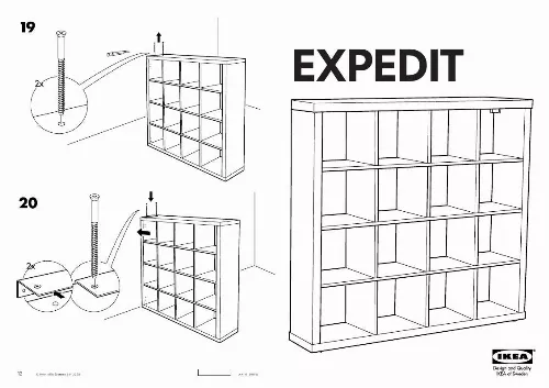 Mode d'emploi IKEA EXPEDIT