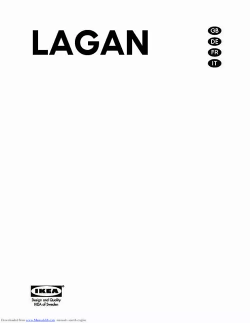 Mode d'emploi IKEA LAGAN (203.889.67)