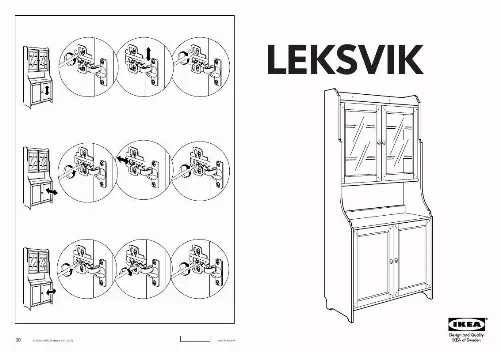 Mode d'emploi IKEA LEKSVIK