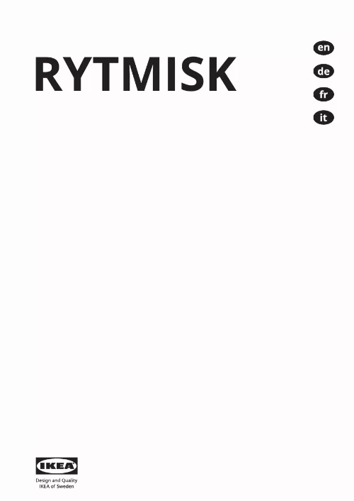 Mode d'emploi IKEA RYTMISK